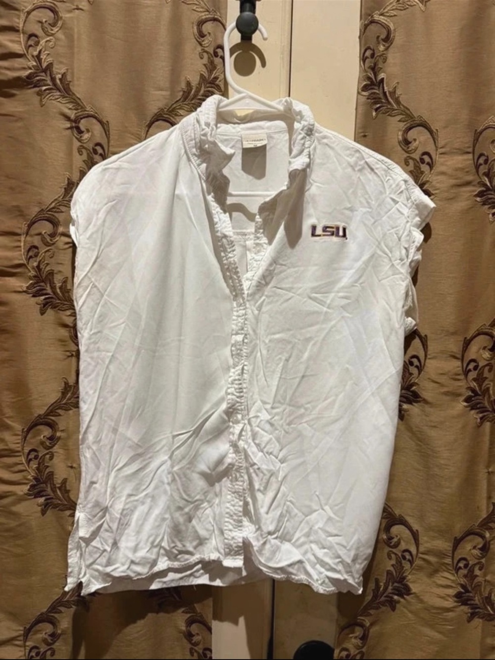 LSU Ug Apparel Button-Front womens Shirt